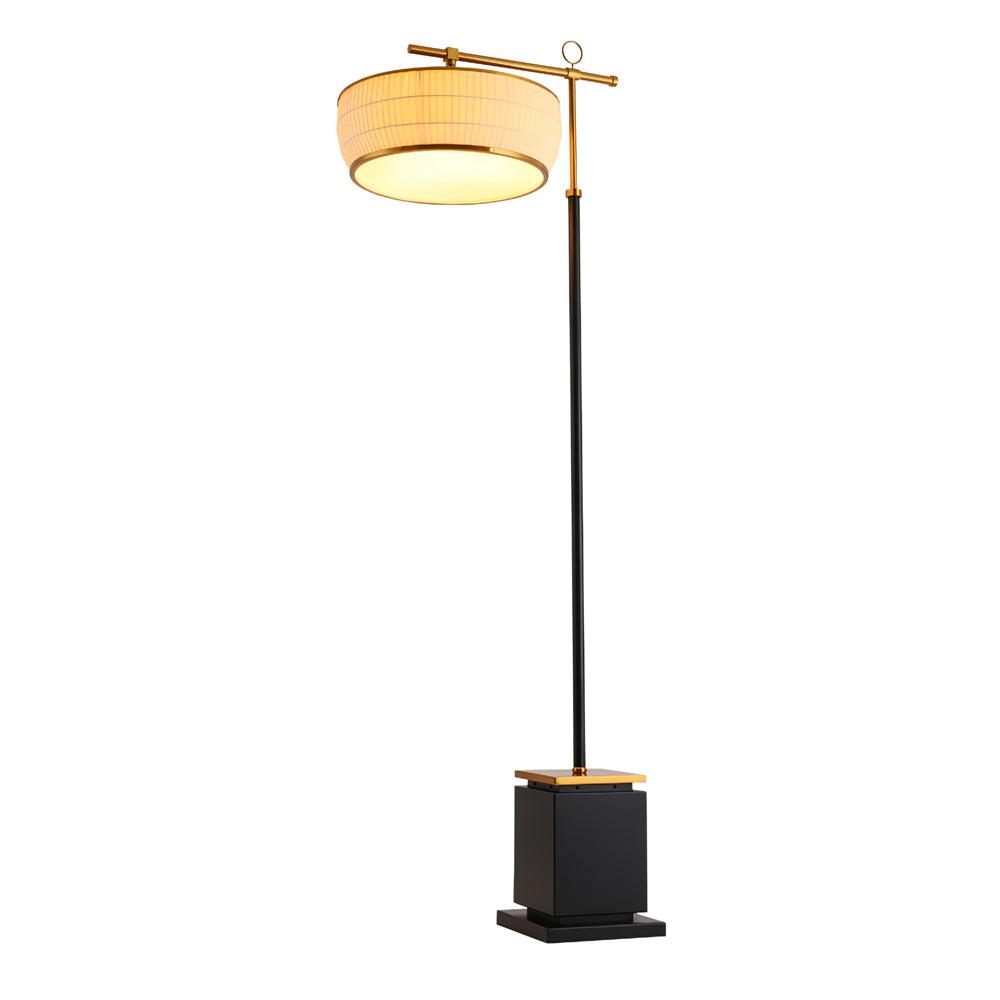 Hejun Fabric Floor Lamp - Modern Standing Lamp for Living Room, Bedroom, Office - Soft Ambient Lighting for Home Decor & Relaxation