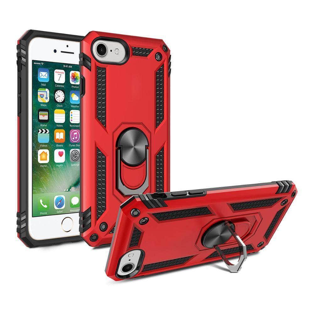 iPhone SE 2020 Case - Military Grade Drop Tested with Kickstand & Magnetic Car Mount | Shockproof Protective Cover for Commuting, Travel & Outdoor Activities