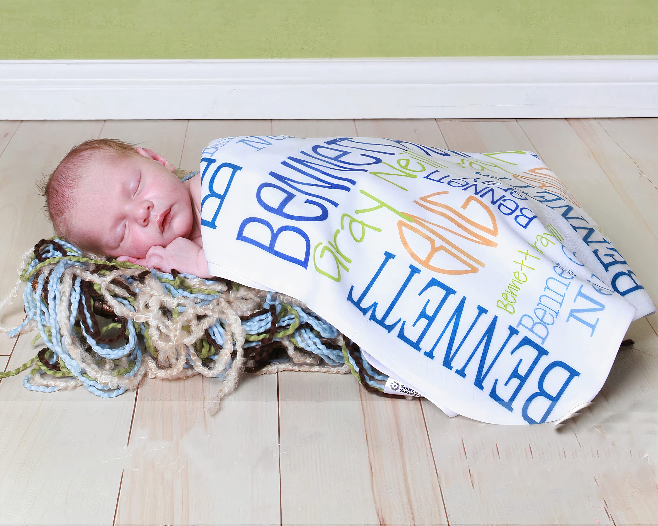 Personalized Baby Blanket with Name - Custom Name Blanket for Boys & Girls | Premium Soft Baby Blanket Gift | Perfect for Newborns, Showers & Keepsakes