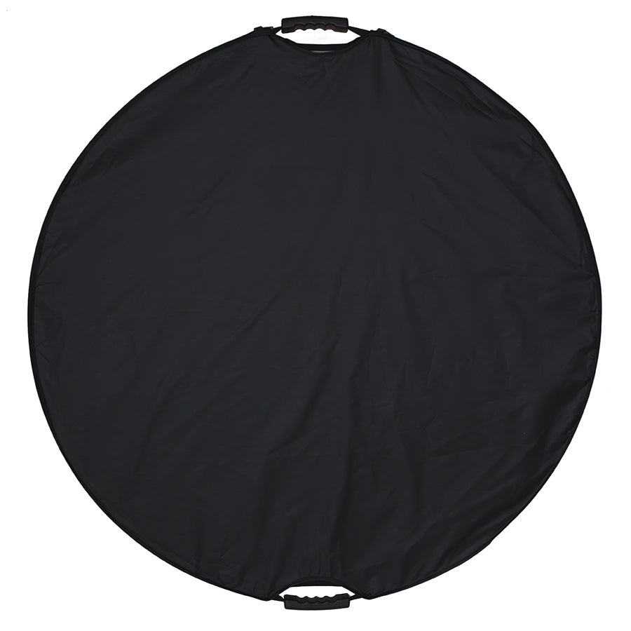5-in-1 Round Handheld Photography Reflector - Alpha 110 Collapsible Light Reflector for Portraits, Product Photography & Outdoor Shoots - Gold/Silver/White/Black/Translucent Surfaces