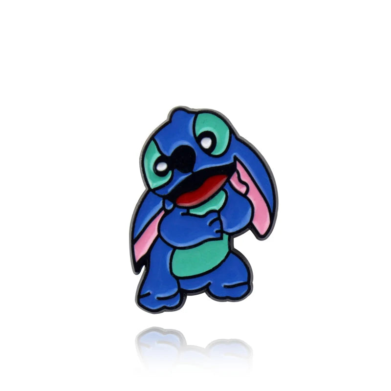 Disney Lilo & Stitch Heart Necklace - Cute Cartoon Jewelry for Women & Girls - Perfect Gift for Disney Fans, Cosplay & Everyday Wear
