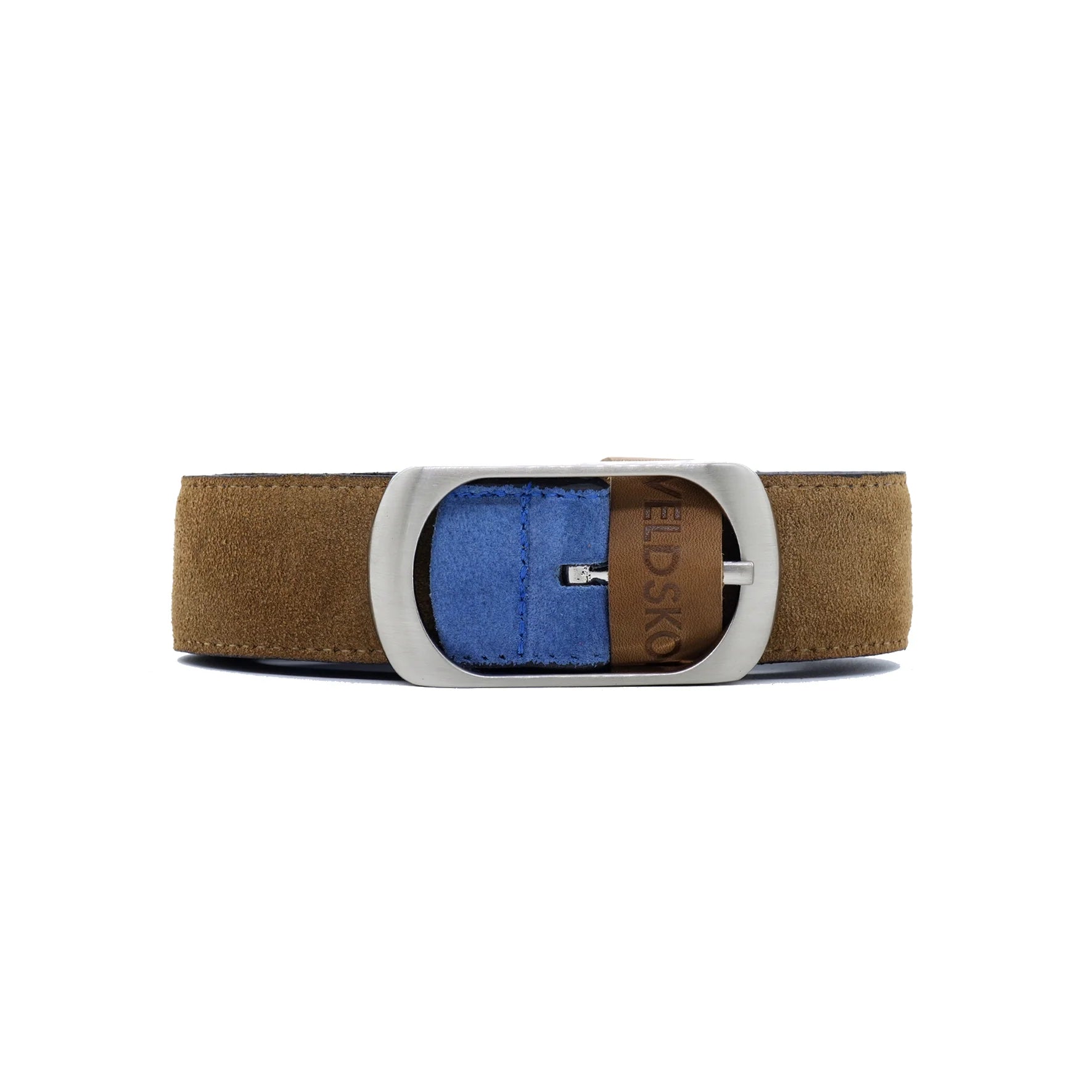 Reversible Leather Belt for Men - 35mm Width (Blue & Brown) - Stylish & Durable for Casual & Business Wear