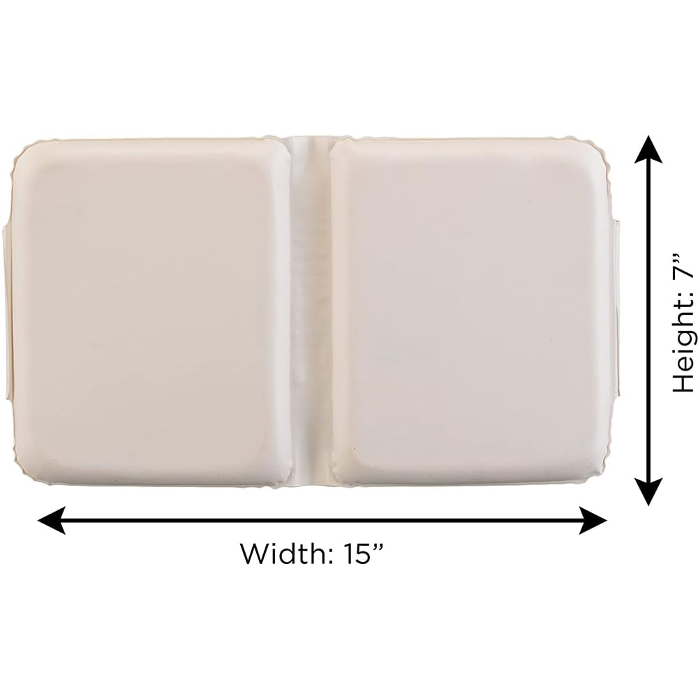 NOVA Medical Bath Seat Cushion - Non-Slip Shower Chair Pad with Handles, Waterproof & Comfortable for Elderly & Disabled - Perfect for Bathroom Safety & Post-Surgery Recovery