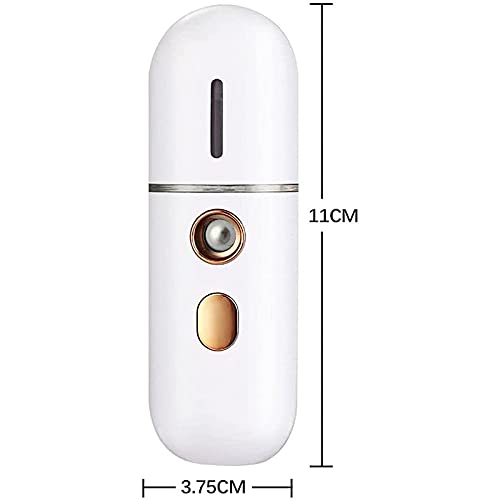 Portable USB Steamer & Humidifier - Mini Nano Sprayer for Clothes, Face, and Travel | Compact Steamer Machine for Home, Office, and Car Use