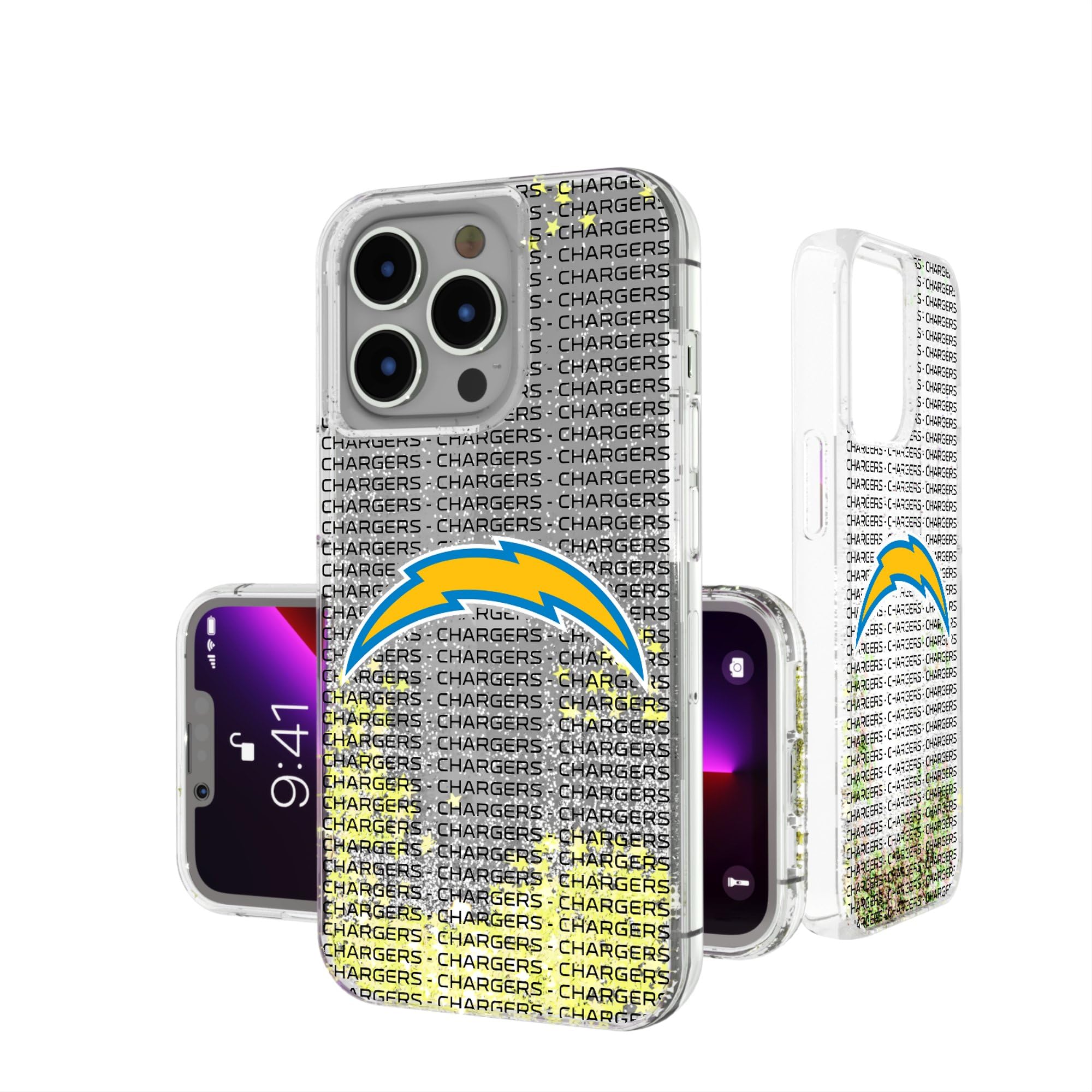 Chargers Glitter iPhone Case - LA Team Design for Fans