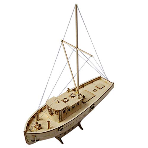 FOOTIC 1:50 Scale DIY Sailing Boat Model Kit - Wooden Ship Building Set for Adults, Collectible Decorative Gift for Home & Office Display | Perfect for Model Enthusiasts, Nautical Decor, and Creative Hobbyists
