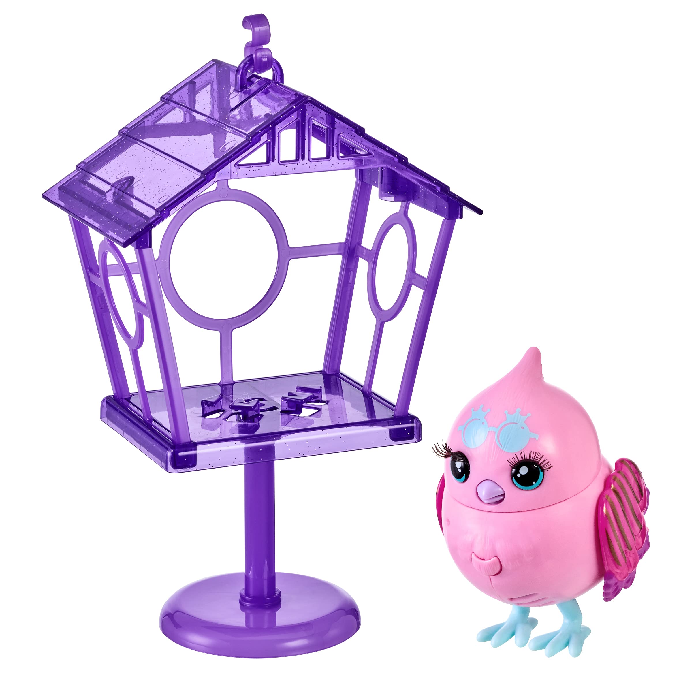 Little Live Pets Lil' Bird and House Interactive Playset - Animated Electronic Bird with Sounds, Record & Playback, Singing & Head Turning Features - Perfect for Kids' Pretend Play & Interactive Learning (As Seen on TV)