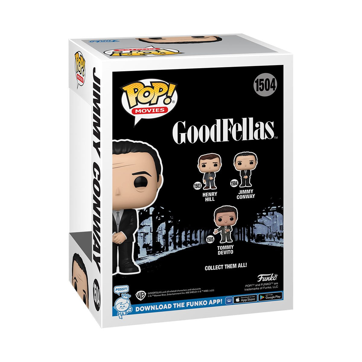 Goodfellas Jimmy Conway Funko Pop! Vinyl Figure #1504 - Collectible Movie Character Toy for Fans & Gift Idea