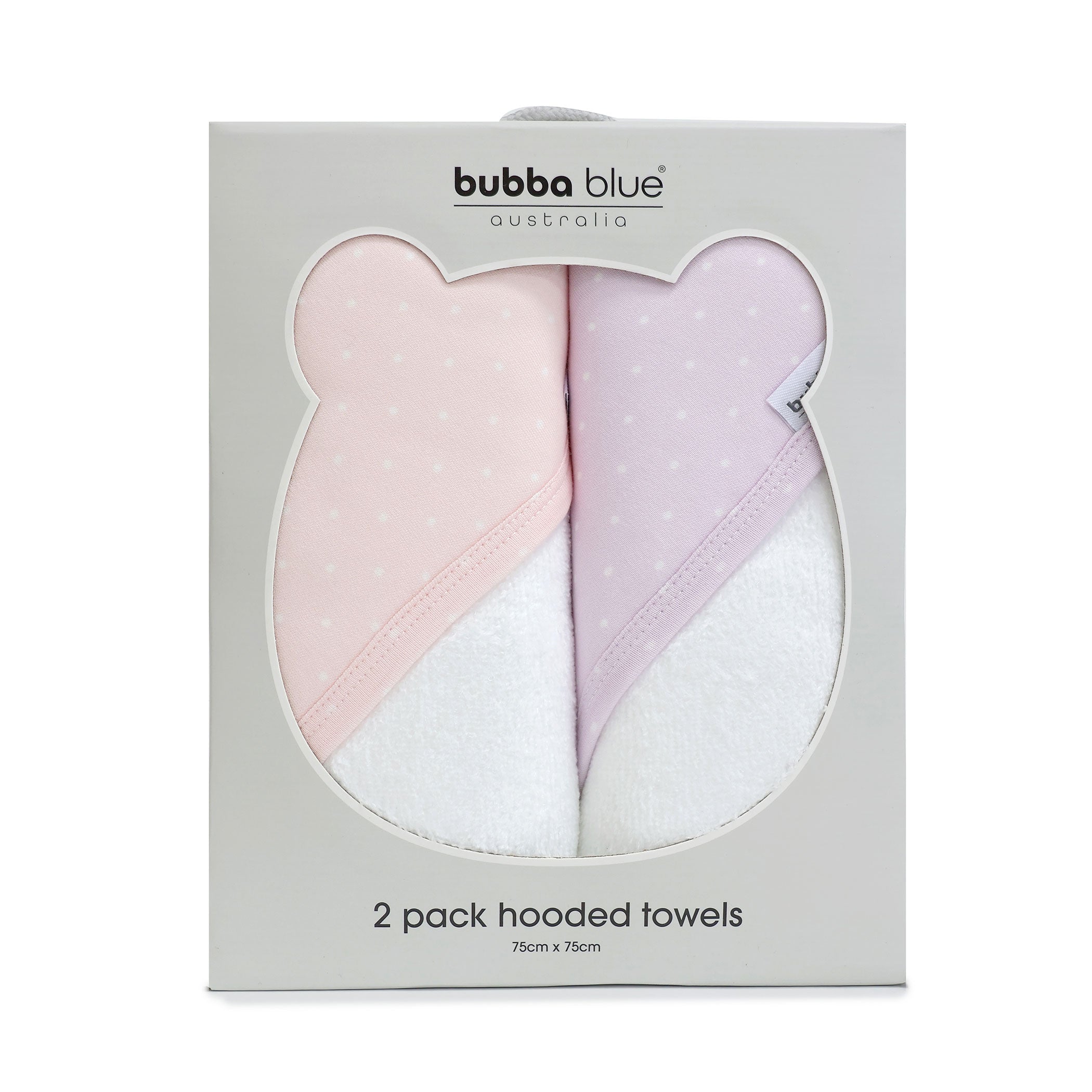 2-Pack Hooded Towel for Kids - Soft & Absorbent Pink & Lilac Confetti Print - Perfect for Beach, Pool & Bath Time
