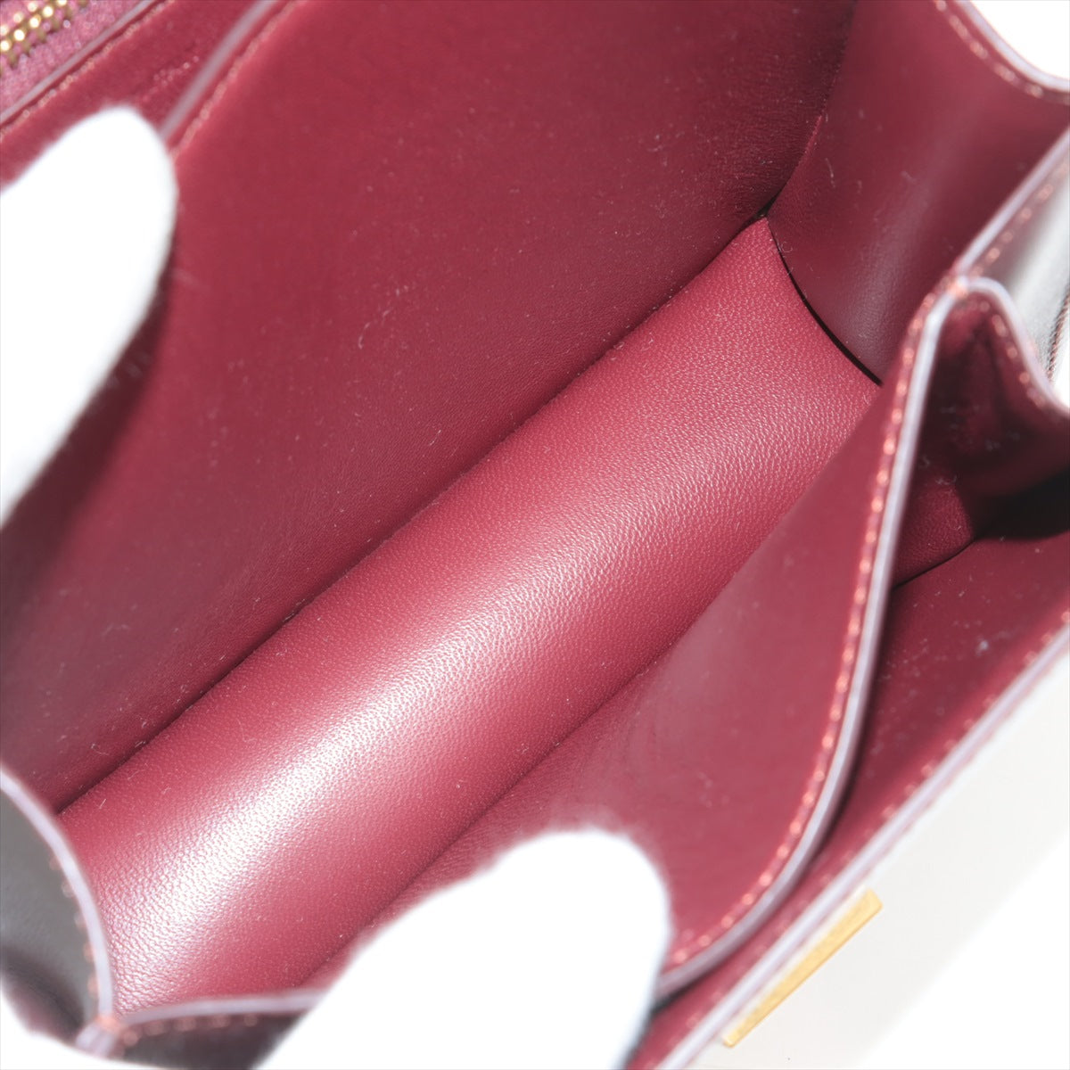 Celine Teen Box Bag in Burgundy - Luxury Crossbody Handbag for Women, Perfect for Date Night & Evening Events