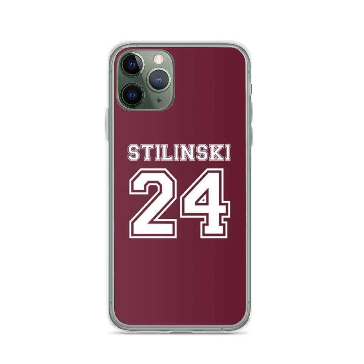 Stiles Stilinski Jersey Style iPhone Case - Compatible with iPhone 15/14/13/12/11/X/Xs/Xr/8/7/6/6s Plus Pro Max - Clear Protective Phone Cover - Perfect for Teen Wolf Fans & TV Show Merchandise Collectors