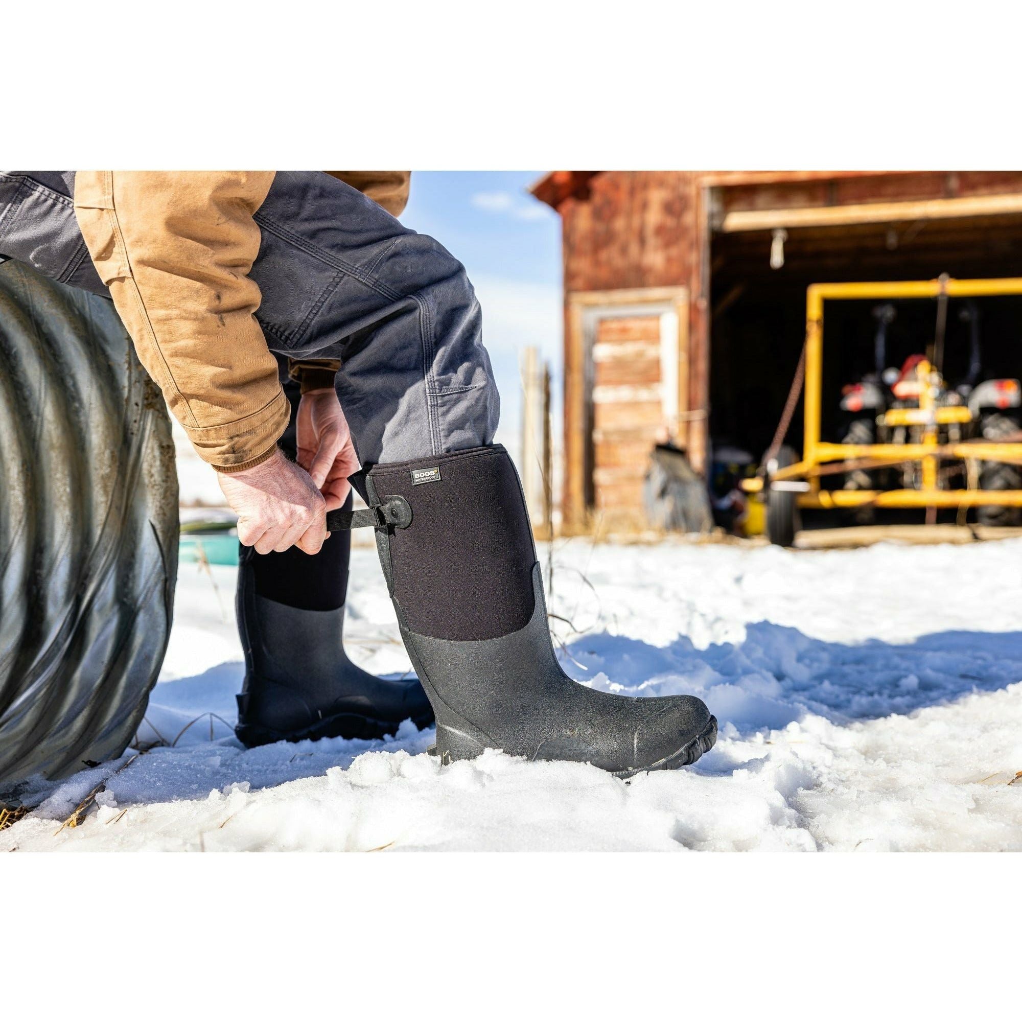 Bogs Classic High Adjustable Calf Men's Waterproof Winter Boots - Final Sale - Ideal for Hiking, Snow & Outdoor Work