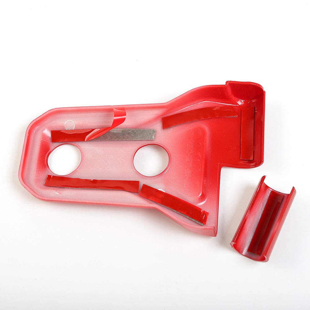 Jeep Wrangler JL JLU & Gladiator JT Door Hinge Covers - Red Exterior Accessories (8-Pack) | Fits 2018-2020 Models | Durable Protection & Stylish Upgrade for Off-Road Adventures
