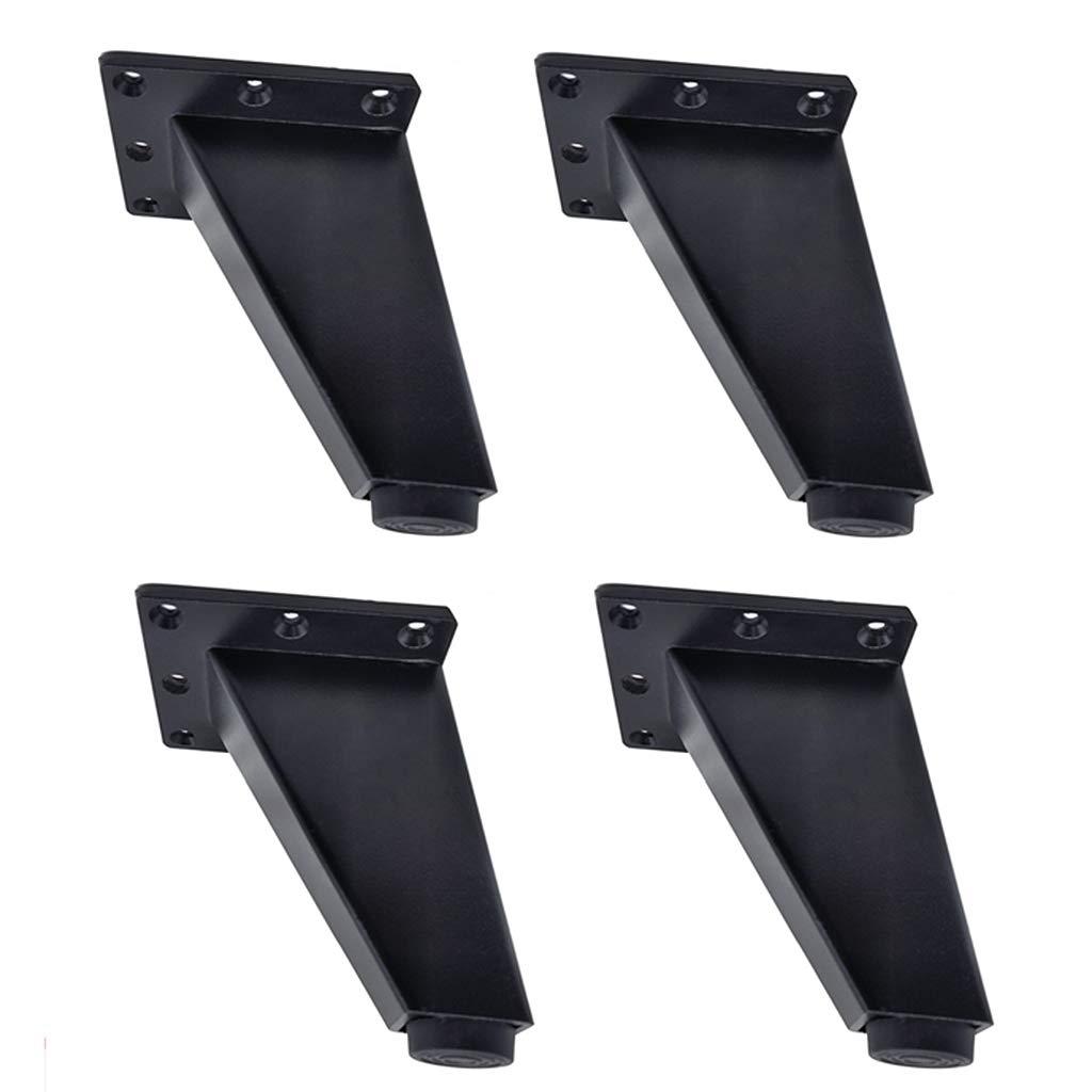 4PCS Adjustable Aluminum Alloy Furniture Legs for Cabinets, Sofas, Tables & TV Stands - Heavy Duty Support for Living Room, Bedroom & Bathroom Furniture