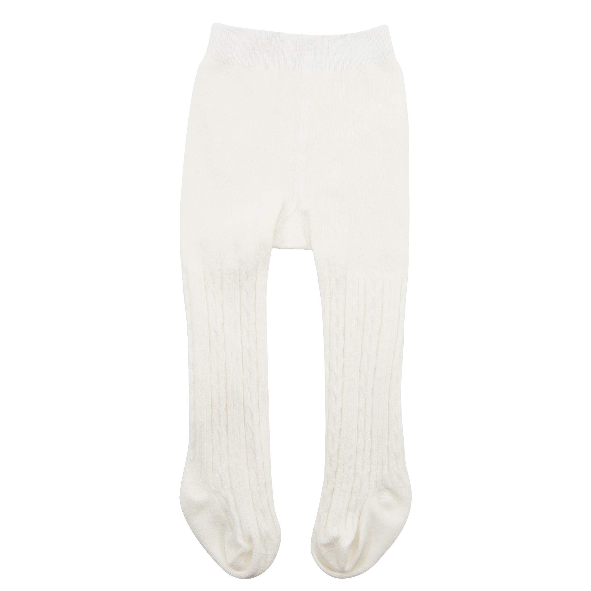 Soft Cable Knit Baby Leggings & Toddler Tights - Winter Warm Socks for Newborn Girls & Boys | Cozy Outfit for Playtime, Family Photos & Holiday Gatherings