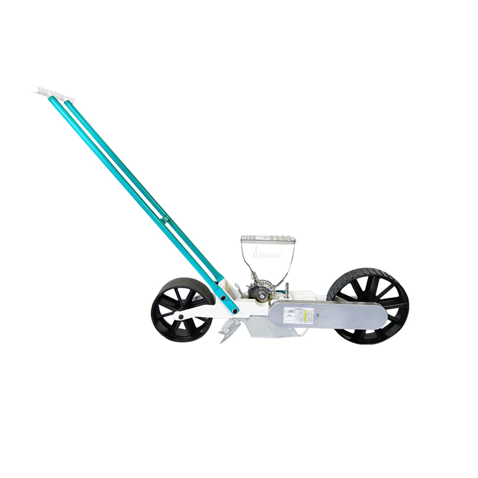 Gmjay Single Row Hand Push Manual Vegetable Planter - Precision Seeder for Small Farms & Home Gardens | Perfect for Planting Seeds in Raised Beds & Backyard Gardens