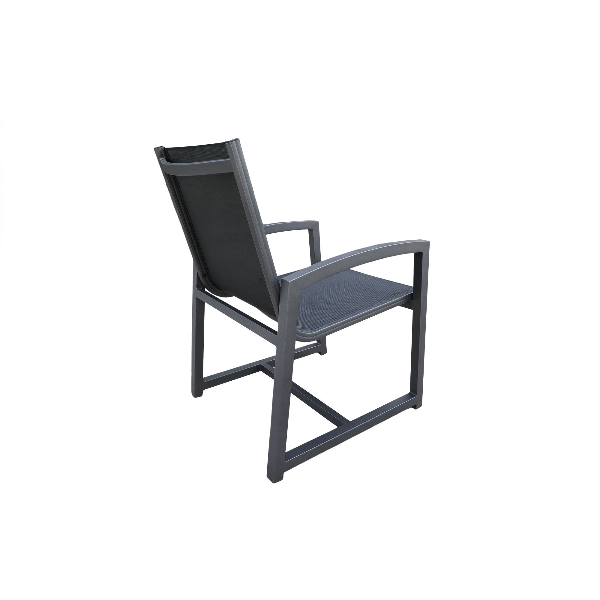 Portland Outdoor Dining Chair - Weather-Resistant Patio Furniture for Backyard, Garden, and Poolside Use