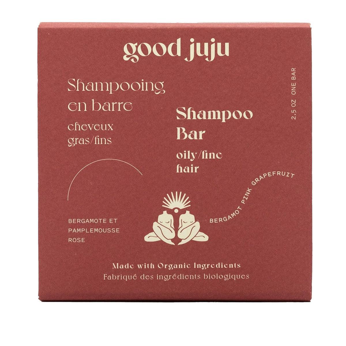 Good Juju Volumizing Shampoo Bar for Thicker Hair - Natural & Sulfate-Free Hair Care for Daily Use at Home or Travel