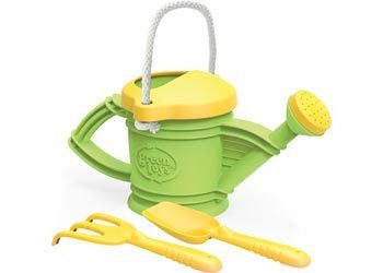 Green Toys Watering Can - Eco-Friendly Kids Garden Toy for Outdoor Play & Learning - Perfect for Gardening, Sandbox, and Pretend Play