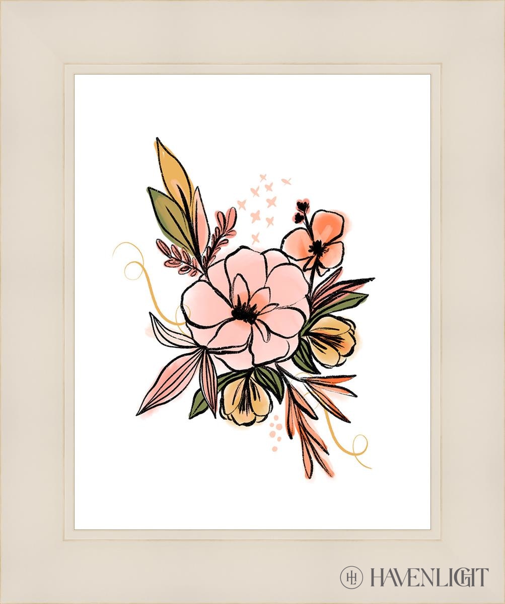 Flowers 1 By Rhonna Farrer - Beautiful Floral Art Print for Home Decor, Wall Art & Gift Ideas - Perfect for Living Room, Bedroom & Office Decorations