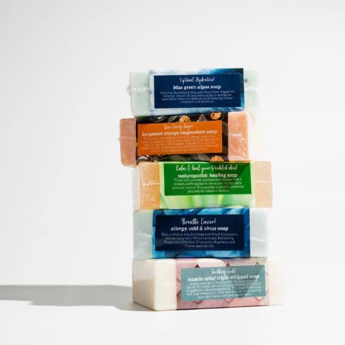 Handmade Orange Soap - 6.6 oz Natural Orange & Brown Soap Bar for Sensitive Skin | Moisturizing & Exfoliating | Perfect for Daily Use, Gifts & Spa Days