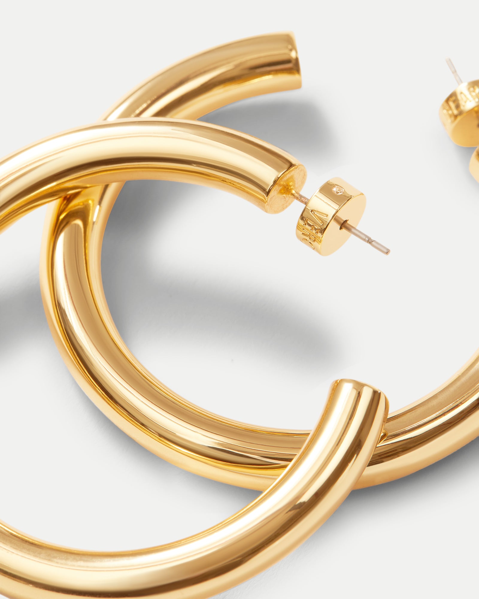 Large Everyday Hoop Earrings for Women - 14K Gold Plated Lightweight Dangle Hoops - Perfect for Work, Date Night & Casual Outfits