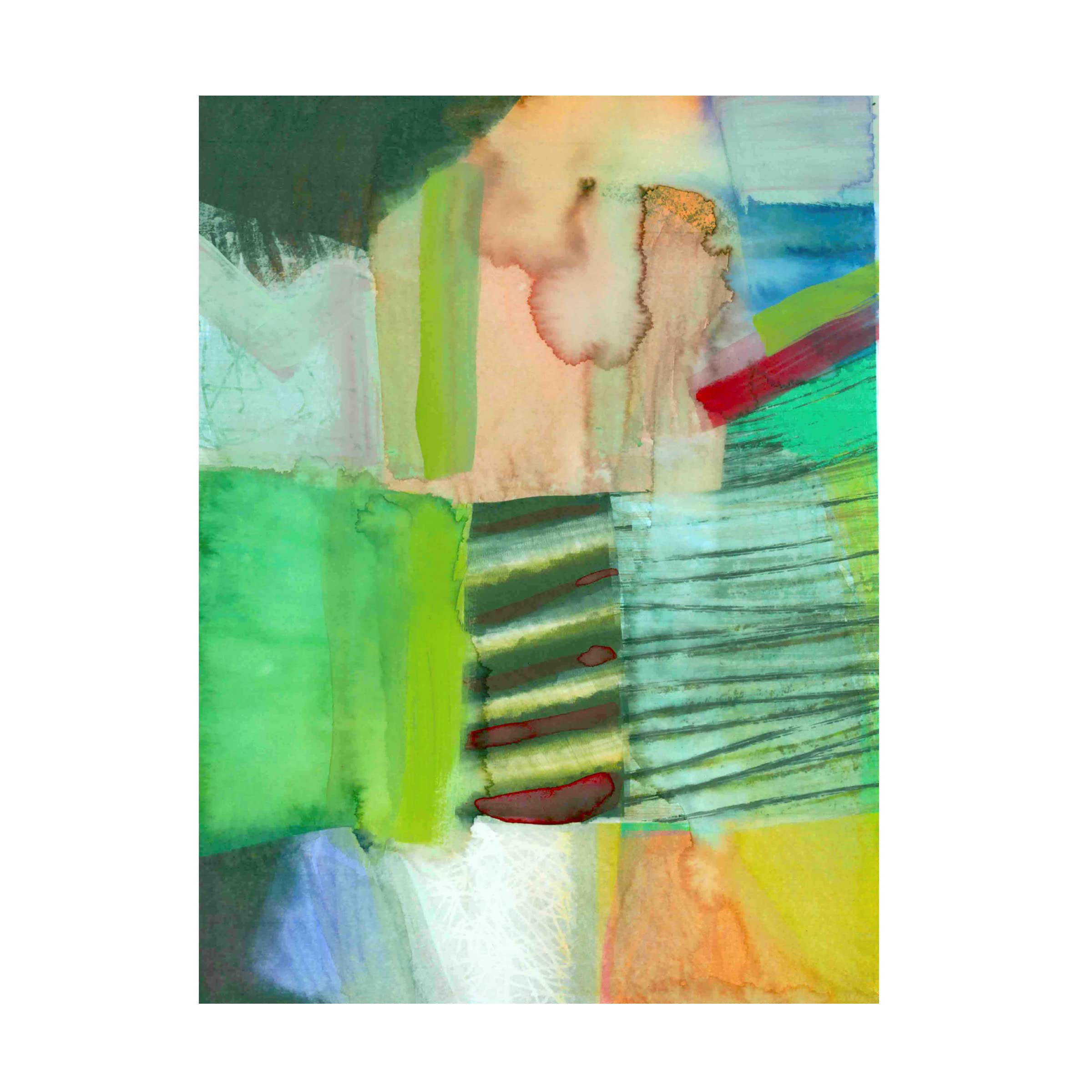 Trademark Fine Art 'Abstract Punch II' Canvas Wall Art by Cartissi - Modern Abstract Painting for Living Room, Bedroom & Office Decor