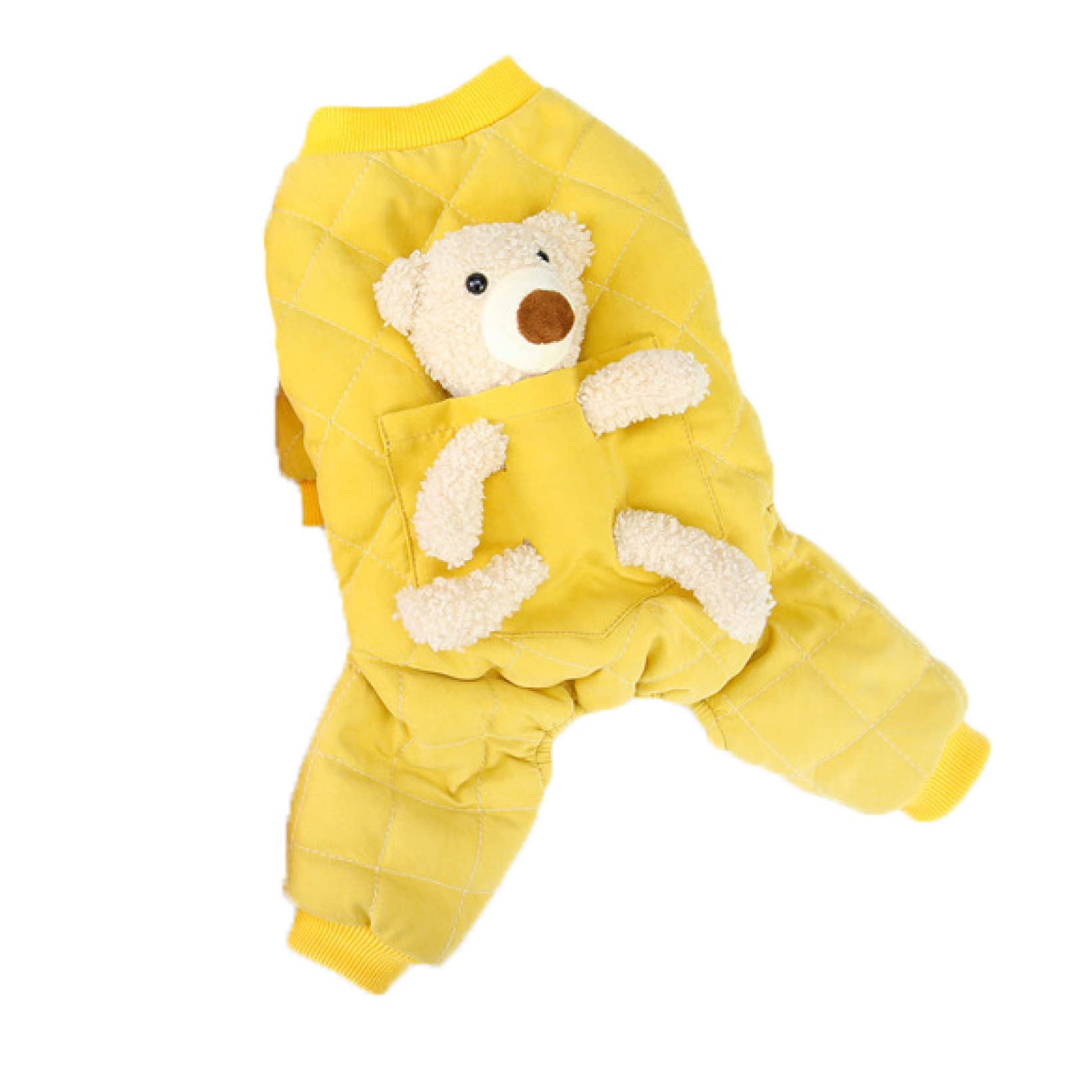 Adorable Puppy Bear Costume - Warm & Soft Winter Dog Jumpsuit for Small Dogs | Cozy Pet Outfit for Cold Weather, Daily Walks & Photo Shoots