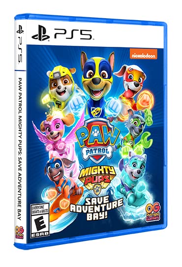 Paw Patrol Mighty Pups: Save Adventure Bay - PS5 Game for Kids | Exciting Adventure & Rescue Missions | Perfect for Family Game Nights & Children's Entertainment