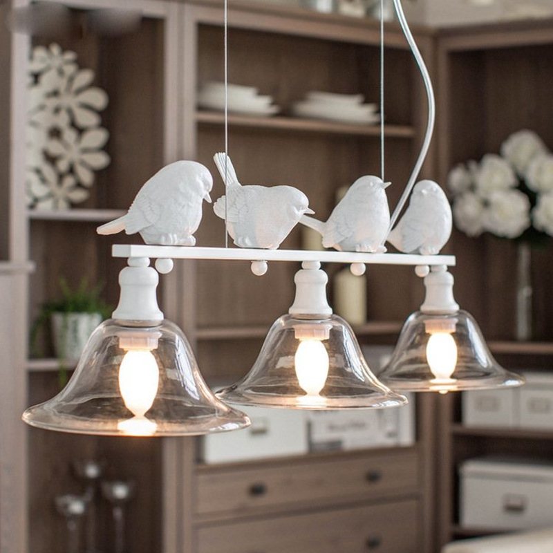 Elegant Bird Chandelier Lighting - Modern Crystal Ceiling Light for Dining Room, Living Room & Bedroom | Perfect for Home Decor & Romantic Ambiance