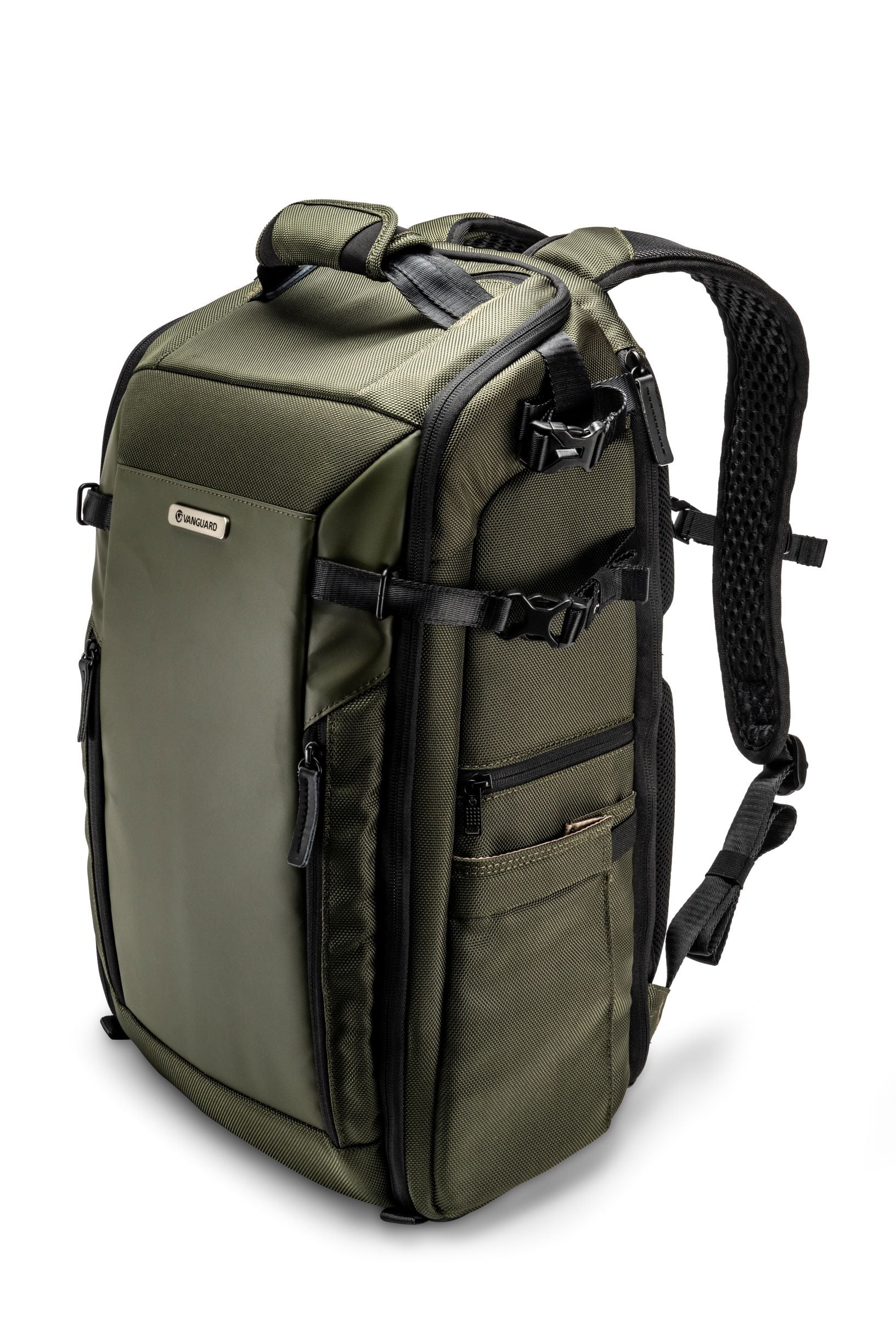 VEO SELECT 48BF Professional DSLR Camera Backpack for Photographers - Waterproof Green Photography Bag with Customizable Dividers | Perfect for Travel, Hiking & Outdoor Photography