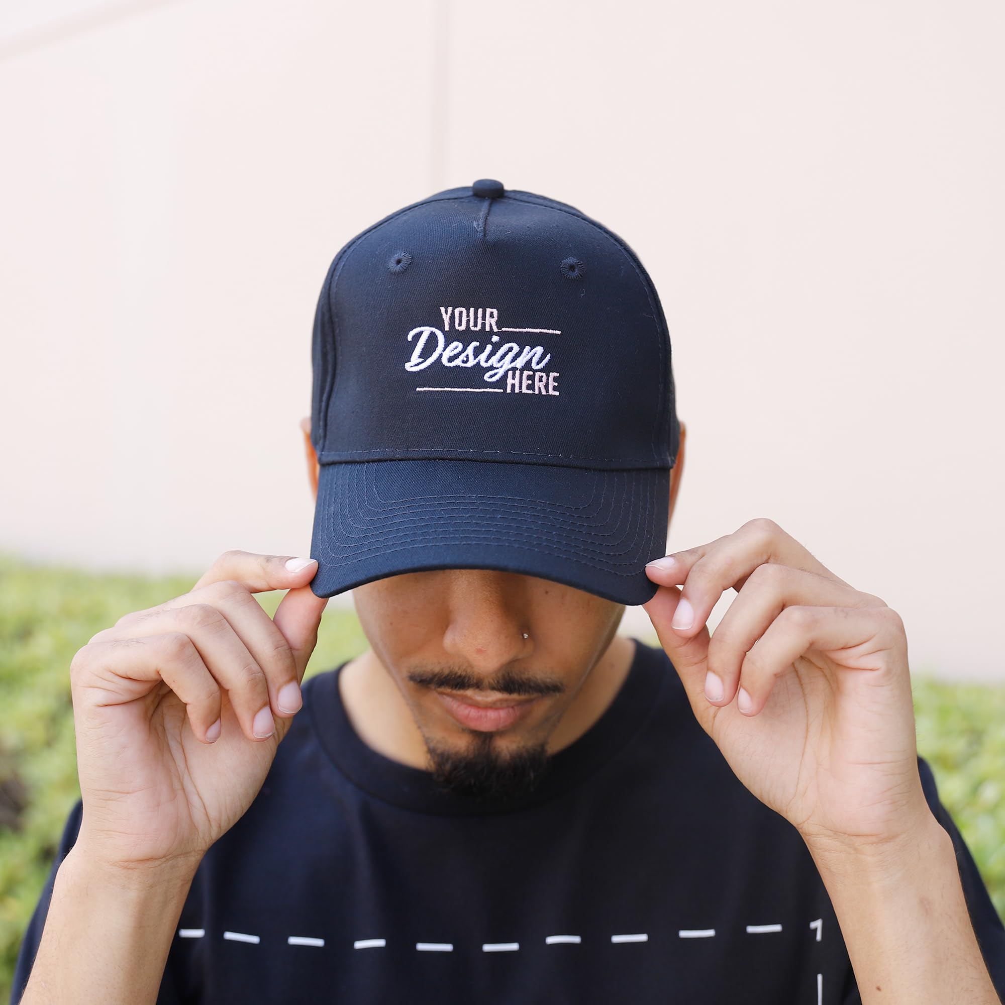 GotPrint Custom Embroidered Baseball Cap - Design Your Own Personalized Hat for Men & Women | Adjustable & Breathable for Sports, Outdoor Activities & Fashion