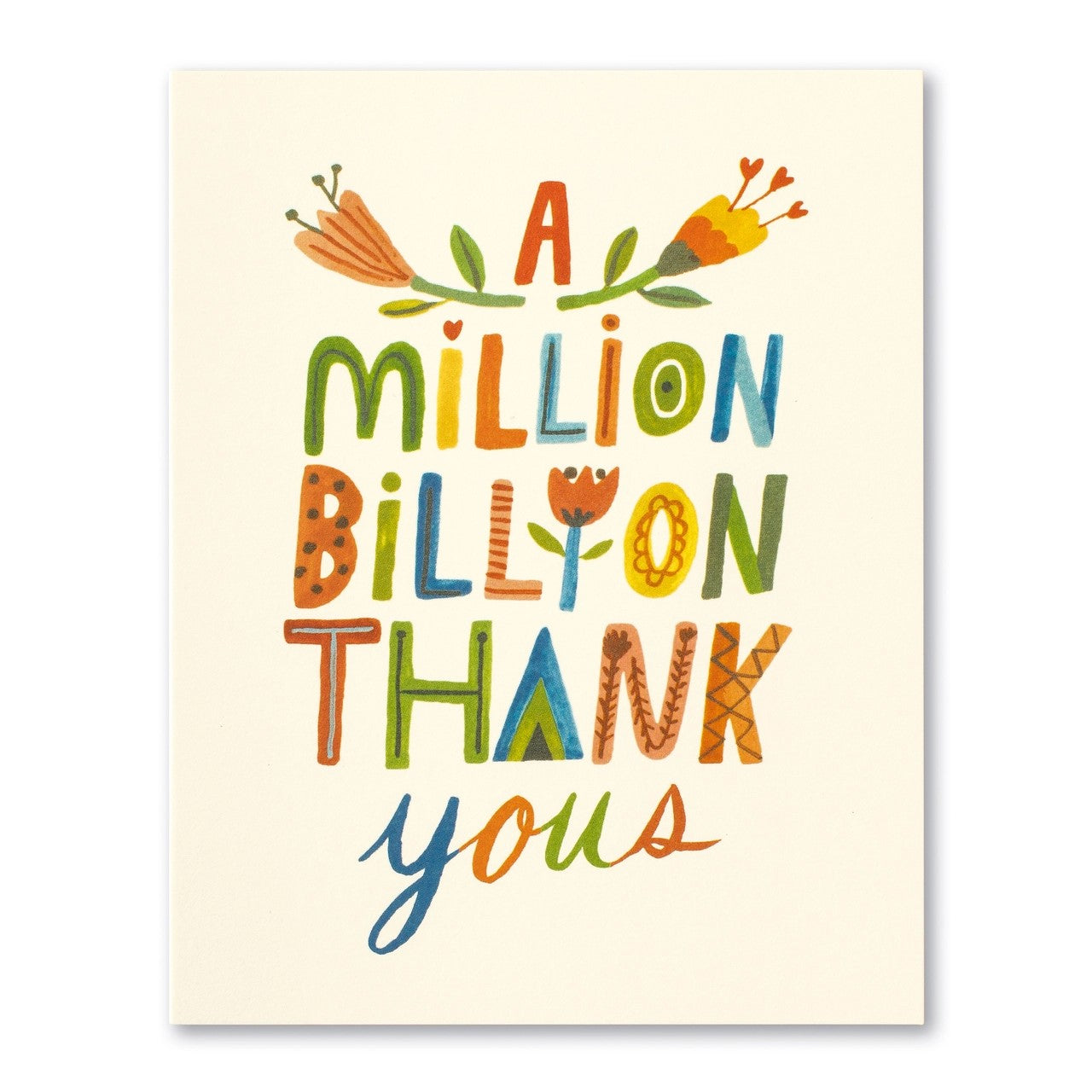 Thank You Card - Elegant Greeting Card for Appreciation, Gratitude & Special Occasions - Perfect for Birthdays, Anniversaries, Thank You Notes & More