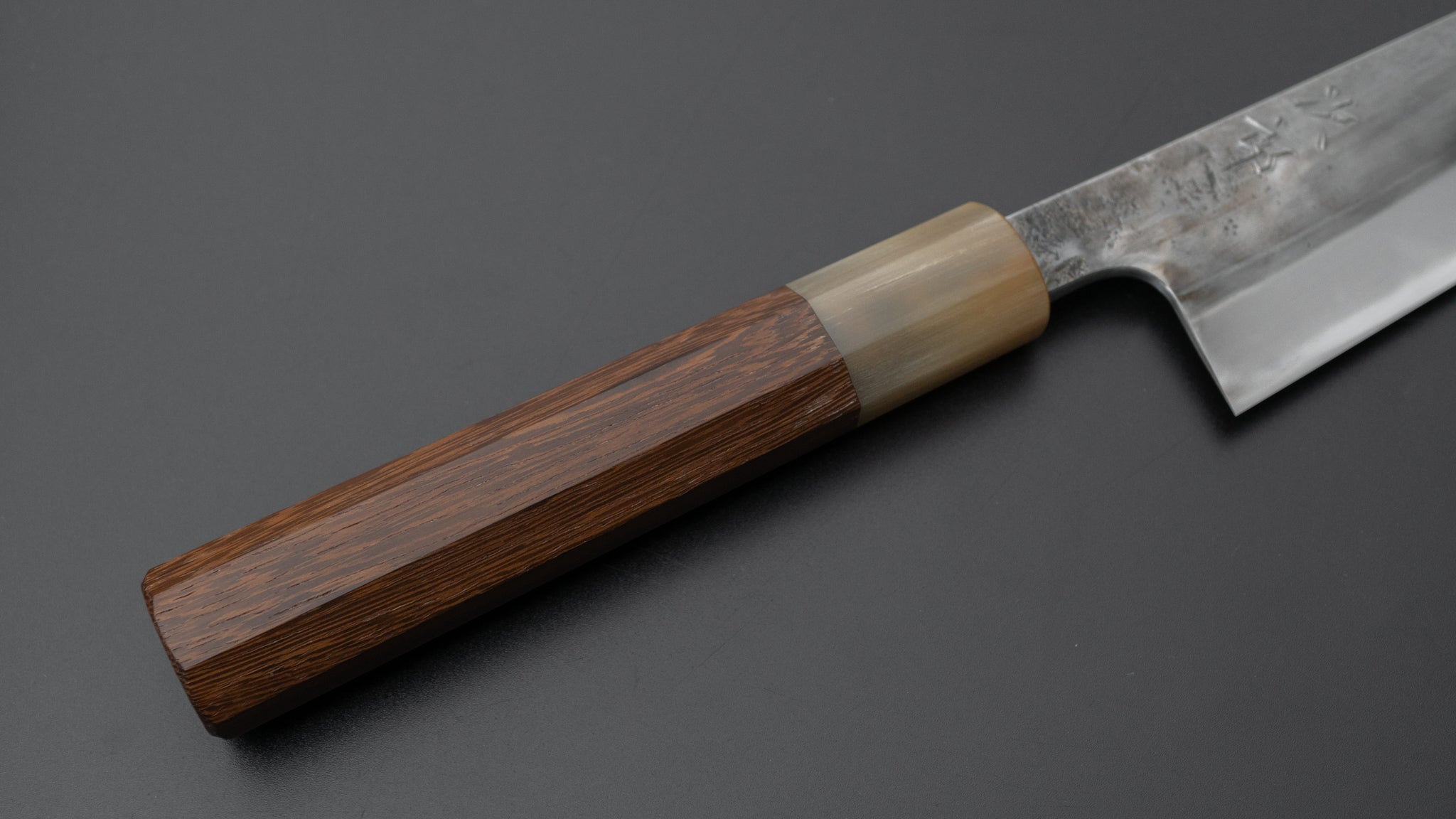 Premium Jiro Tsuchime Petty Knife 180mm - Japanese High Carbon Steel Blade with Taihei Tagayasan Handle (#530) - Perfect for Sushi, Vegetables & Precision Kitchen Tasks