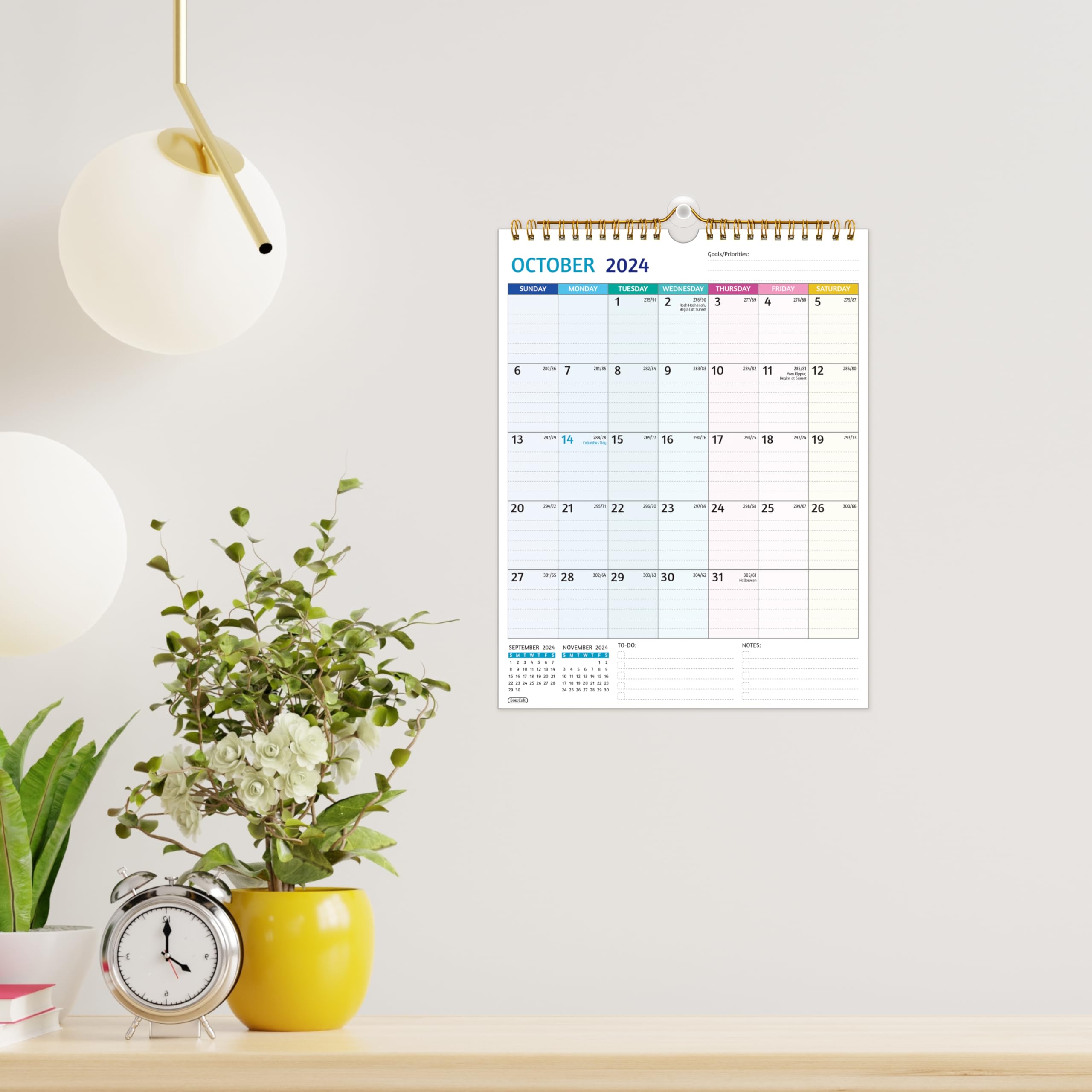 2025-2026 Wall Calendar with Monthly Pages (Dec 2024 - Jun 2026) | 8.5