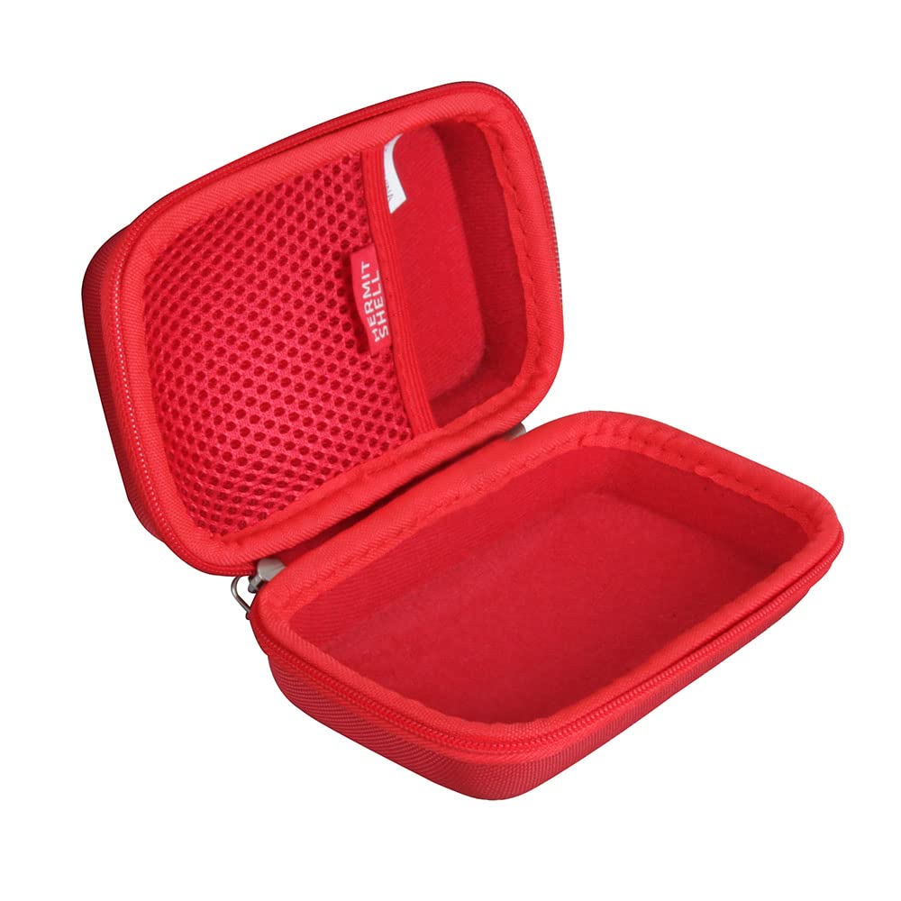 Hermitshell Protective Travel Case for EASEGMER Kids Handheld Game Console - Shockproof Portable Storage Bag for Nintendo Switch Lite/OLED (Red) - Perfect for Travel, School & Outdoor Gaming Protection