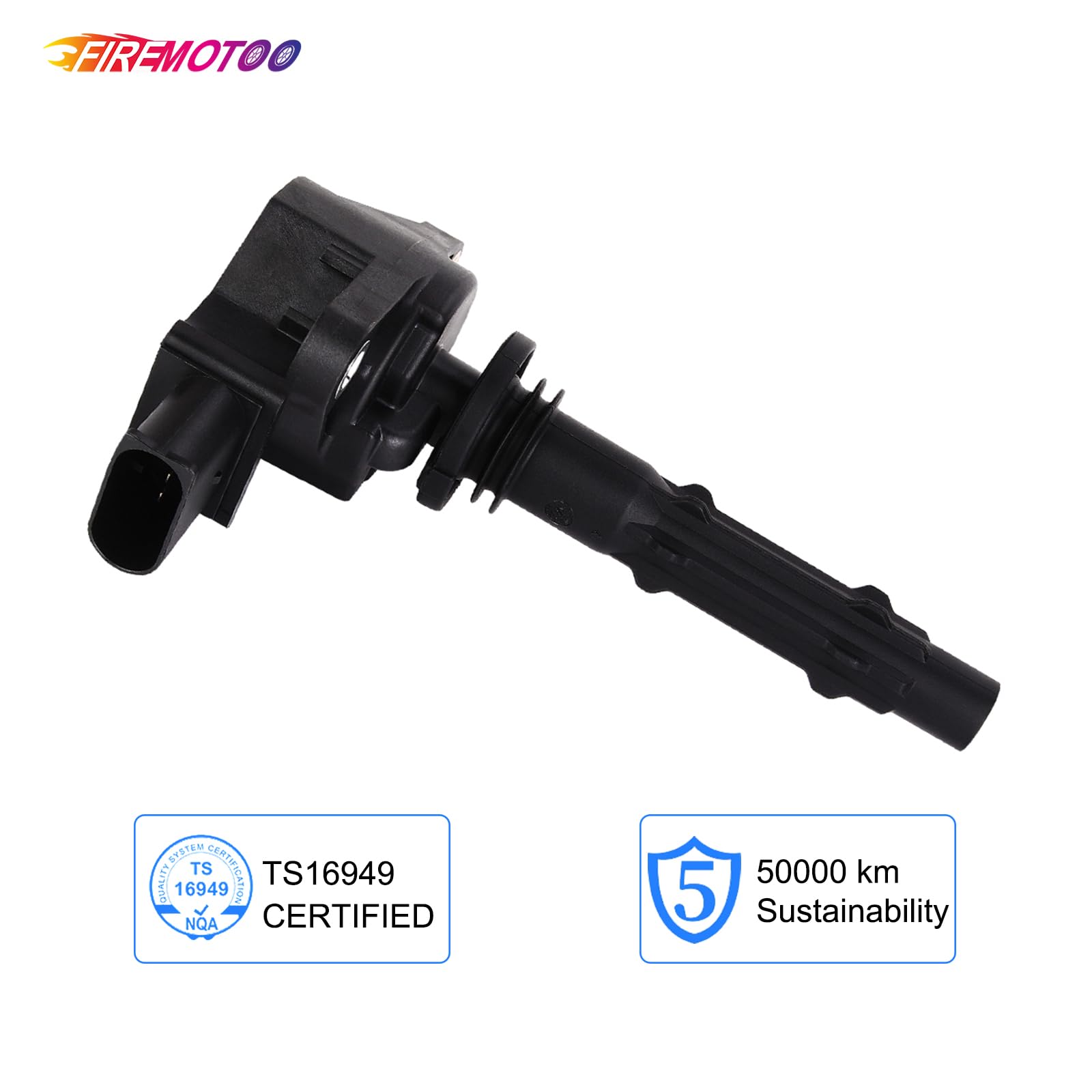 6 Pack Ignition Coil Pack Compatible with Mercedes-Benz C300 E350 CL550 CLS550 E550 SL550 2006-2012 (5.5L V8) - UF535 UF-535 C1691 A2729060060 0001501980 19005267 - Perfect for Engine Performance & Smooth Driving