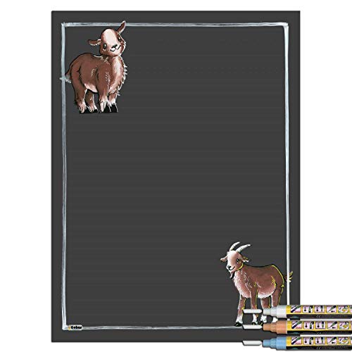 Brown Goat With 3 Pastel Markers