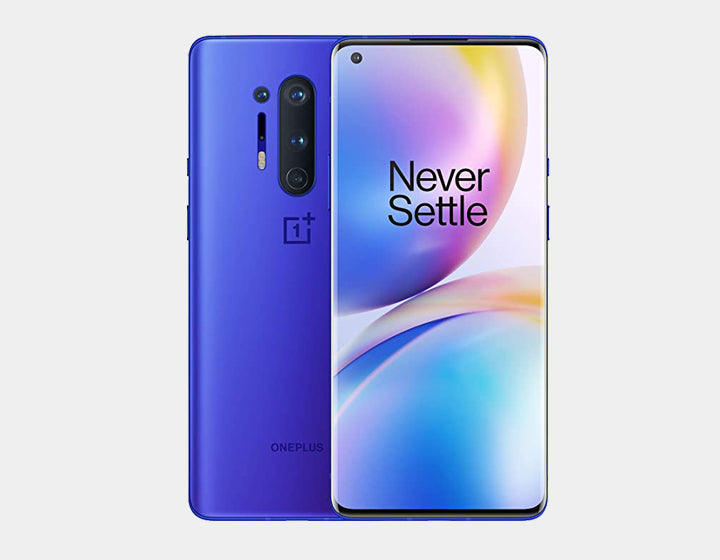 OnePlus 8 Pro 5G Smartphone - 256GB ROM 12GB RAM Dual SIM Unlocked GSM (Ultramarine Blue) - Fast Charging, 120Hz Display for Gaming & Streaming