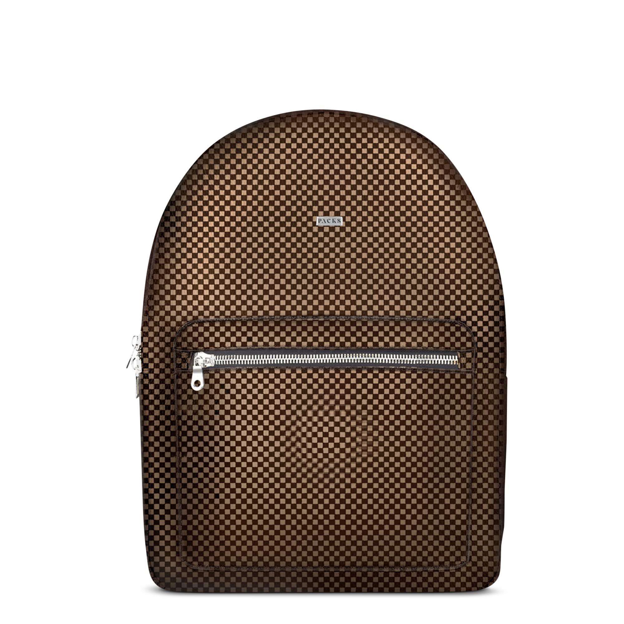 Stylish Vegan Leather Laptop Backpack for Women & Men - Mason Fashion Commuter Bag with Padded Shoulder Straps & Metal Zippers - Perfect for Travel, Business, School & Daily Use (Lux Tan)
