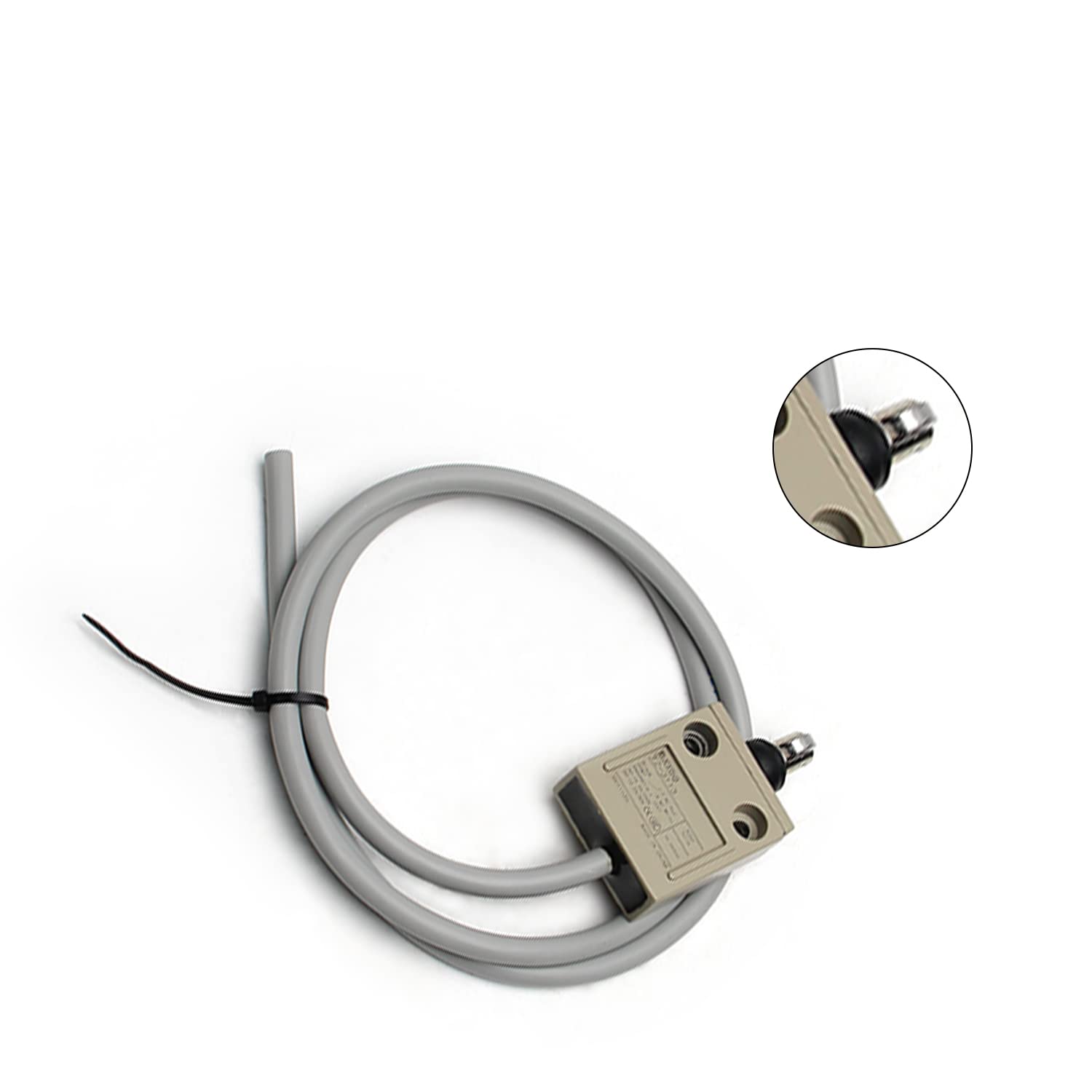 Fielect TZ-3113 Roller Plunger Limit Switch 1NC+1NO Momentary Waterproof Micro Switch - Perfect for CNC Machines, 3D Printers, Industrial Automation & Door Safety Controls