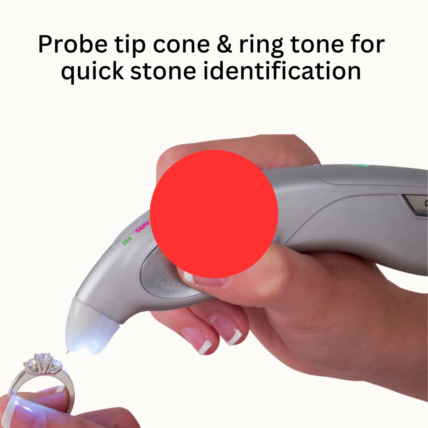 GemOro Pro-D 3 Diamond Tester - Professional Gemstone Testing Tool for Diamonds & White Sapphires | High Accuracy & Expert Readings | Perfect for Jewelry Appraisal, Pawn Shops & Gemstone Identification