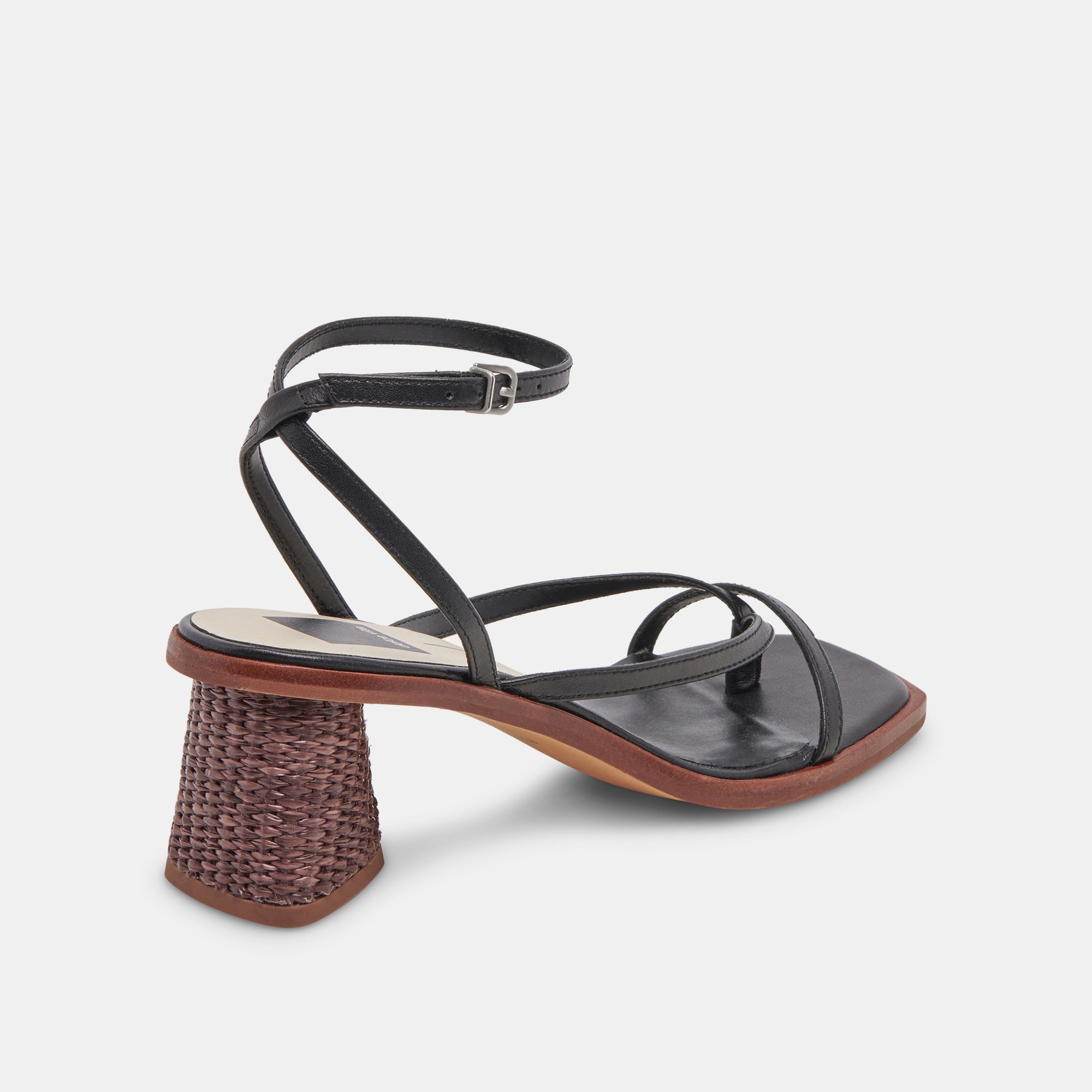 BANITA Women's Wide Comfortable Sandals - Genuine Black Leather Slip-On Shoes for Walking, Travel & Casual Outfits