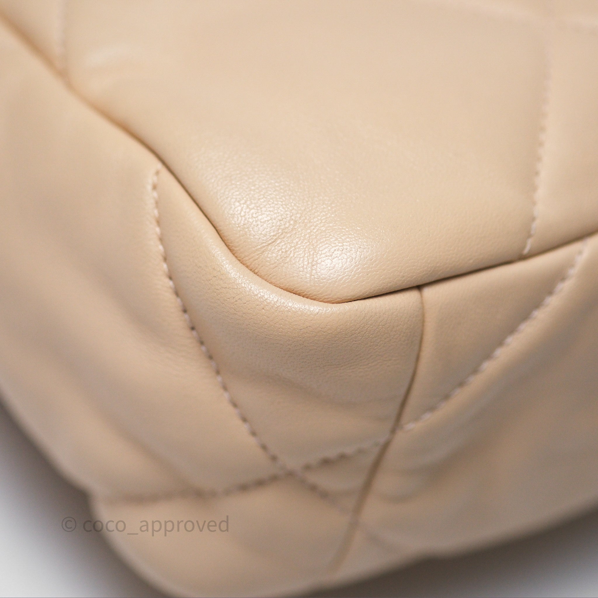 Chanel 19 Small Beige Handbag with Mixed Gold & Silver Hardware - Luxury Crossbody Bag for Women, Perfect for Date Night & Special Occasions