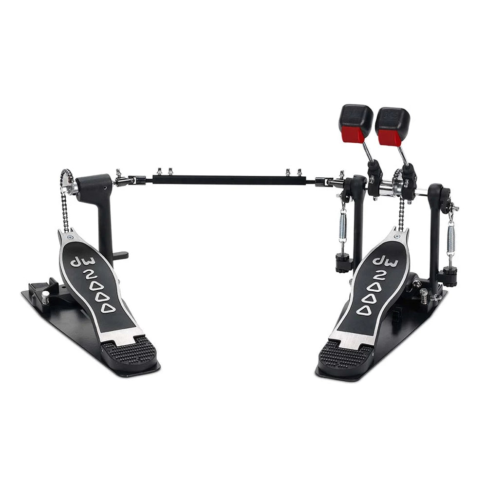 DW 2000 Series Double Bass Drum Pedal - Professional Drum Kit Accessory for Live Performances & Studio Recording