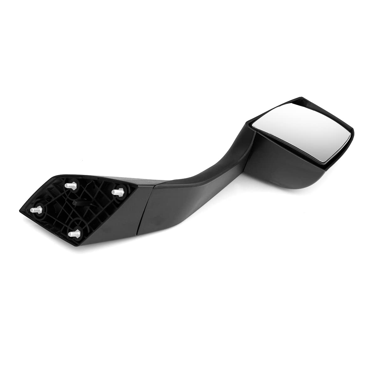 Volvo VNL Hood Mirror Assembly (2004-2014) - Left Driver Side Replacement with Arm - Black - Perfect for Truck Maintenance & Road Safety
