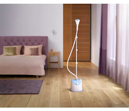 Philips Easy Touch Stand Steamer 1600W - Powerful Garment Steamer for Wrinkles, Clothes & Fabrics - Perfect for Home, Travel & Professional Use