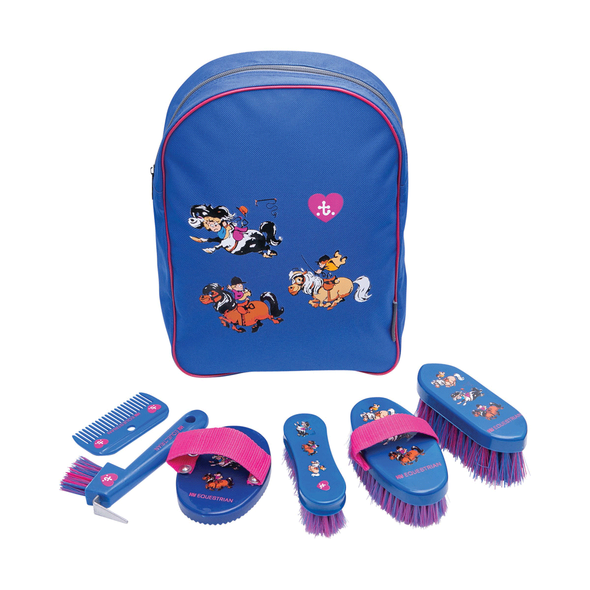 Thelwell Complete Grooming Kit Rucksack - Professional Horse Grooming Supplies for Show & Stable | Portable Grooming Bag for Equestrian Care
