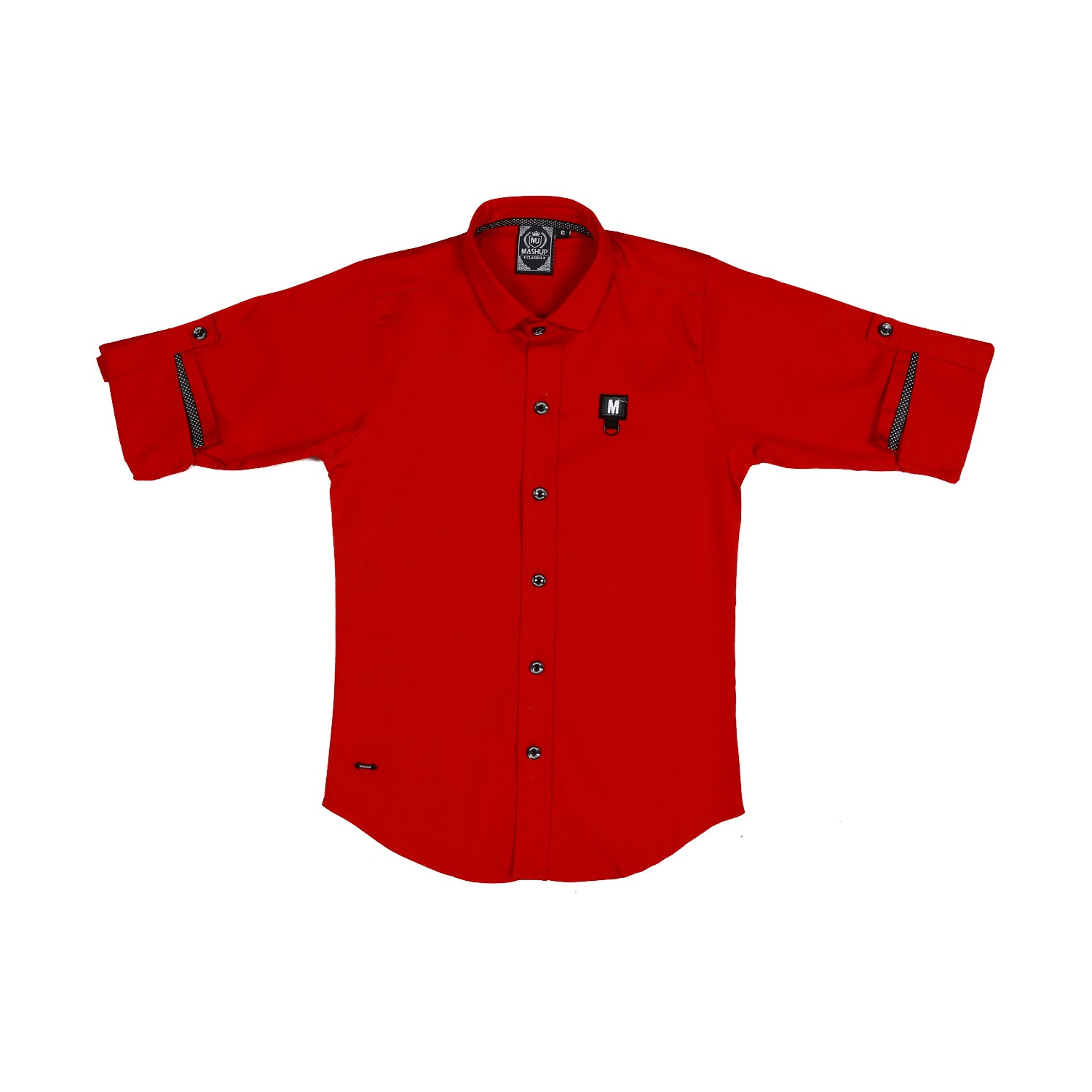 Stylish Red Casual Shirt for Men - Comfortable Cotton Blend Button Down Shirt - Perfect for Daily Wear, Office, and Outdoor Activities
