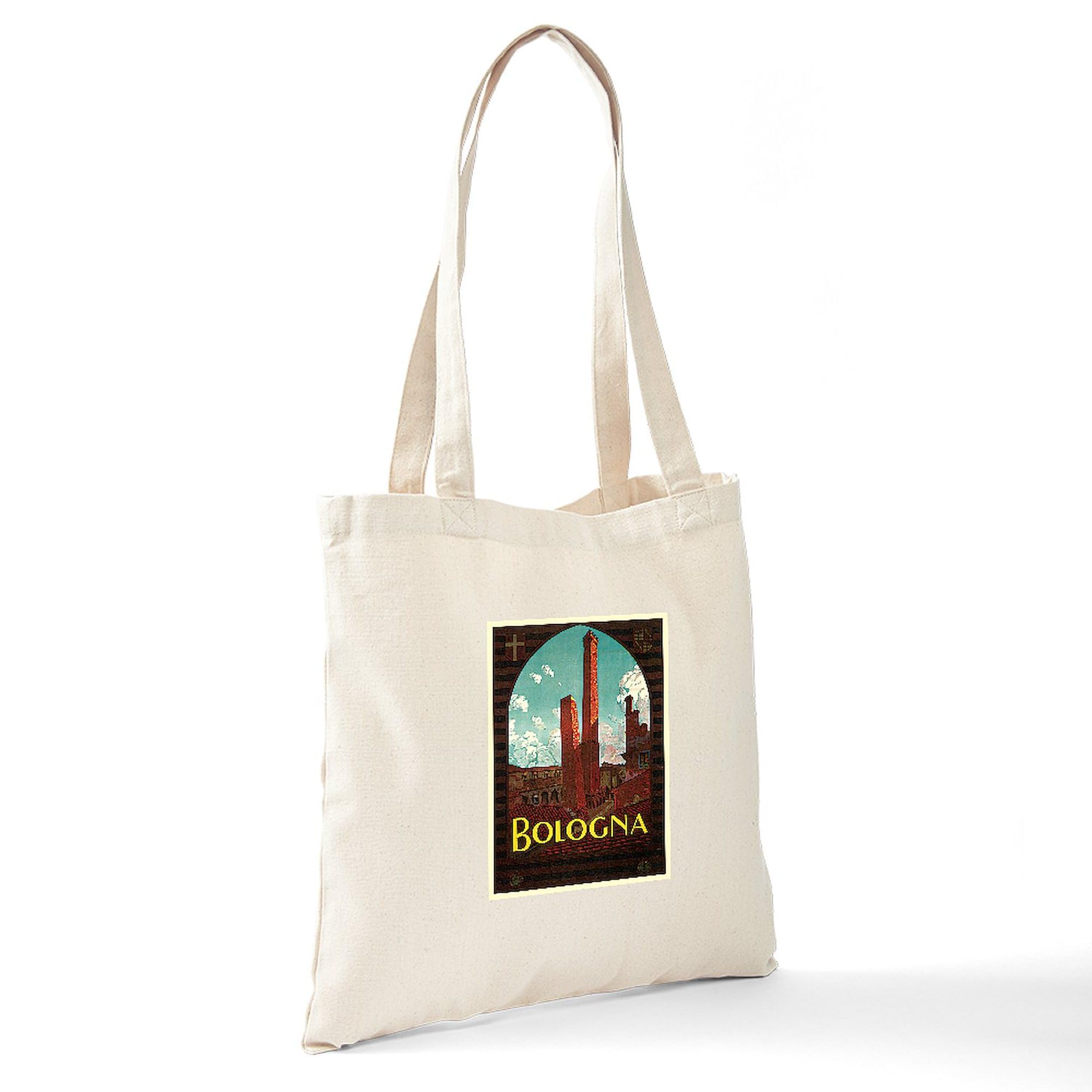 CafePress Trematore Bologna Italy Tote Bag - Natural Canvas Reusable Shopping Bag for Groceries, Beach & Everyday Use